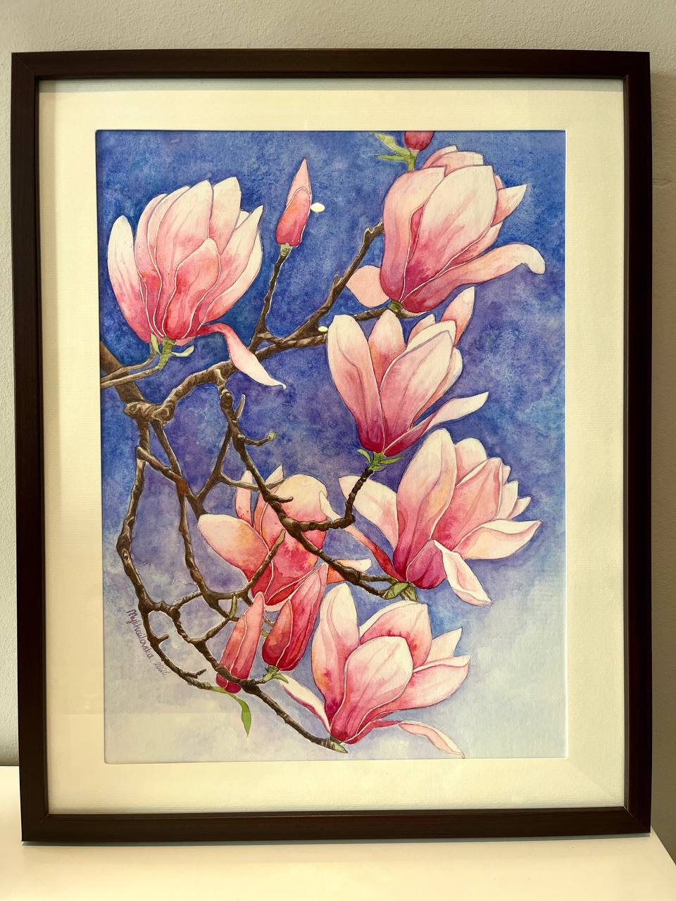Magnolia - Original watercolour painting