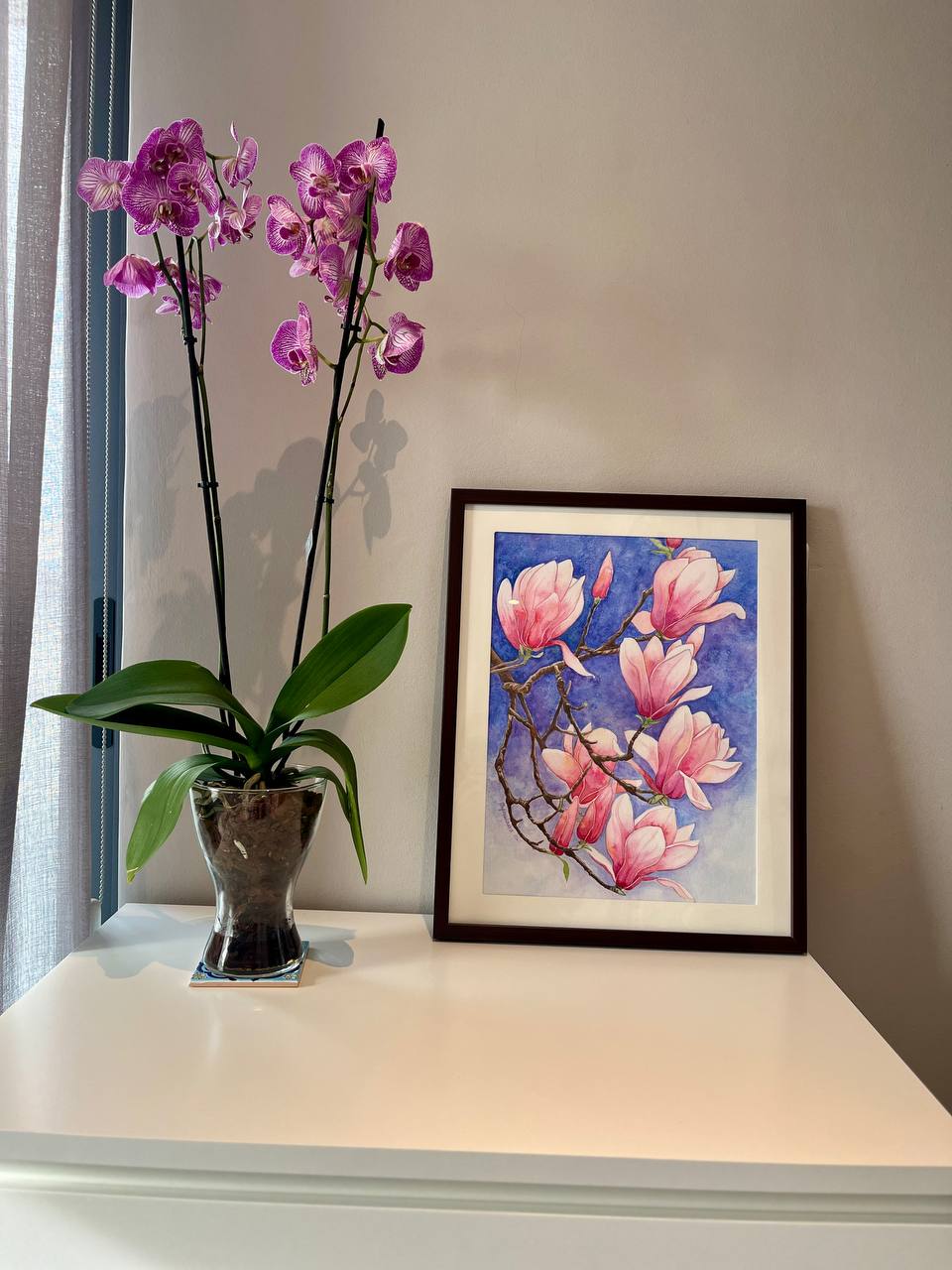 Magnolia - Original watercolour painting